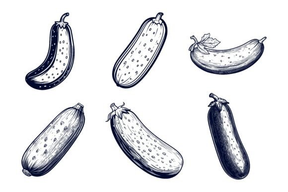 Cucumber & Hello: Elevating Your Design Workflow with Our Special AI EPS Collections