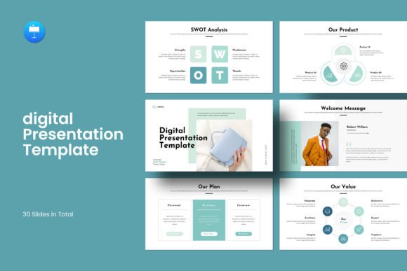 Digital Keynote Presentation Template