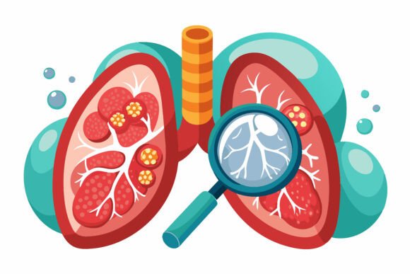 Doctor Checking Lungs: A Comprehensive Medical Illustration Set for Modern Healthcare Design