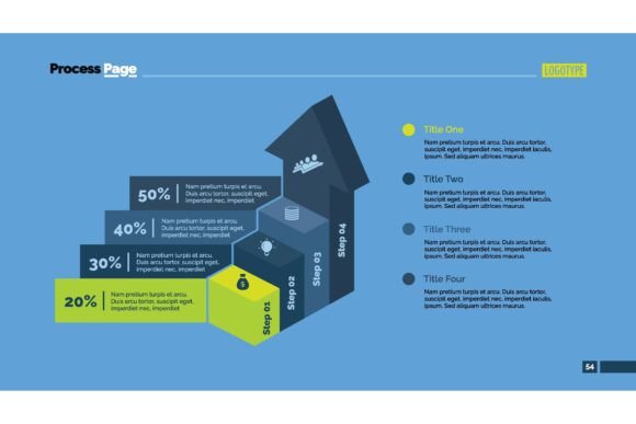Four Steps Percentage Chart and Stairs: A Visual Framework for Clearer Data Storytelling