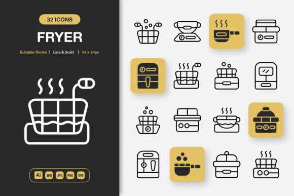 Fryer Icons: Minimalist Icon Design for Real Projects