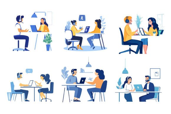 Office People Illustrations: Evaluating the AI EPS Collection for Professional Projects