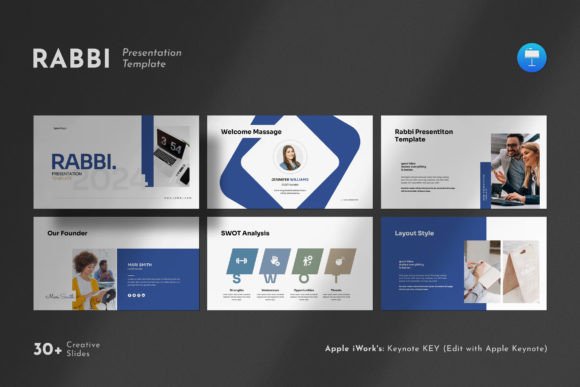 Rabbi Keynote Template: Professional Presentations Made Simple