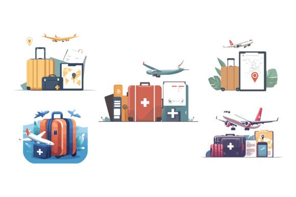 Travel and Holiday Poster: Evaluating AI EPS Illustration Sets for Design Projects