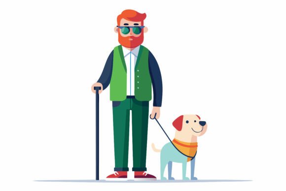 Unlock Creative Potential with AI EPS Illustration Collections: A Complete Guide to the Man with a Dog Set